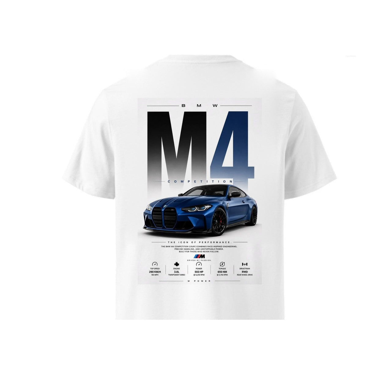 BMW M4 Competition Tee - back print