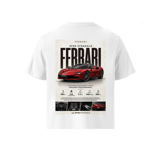 Ferrari SF90 Stradale Tee - back print