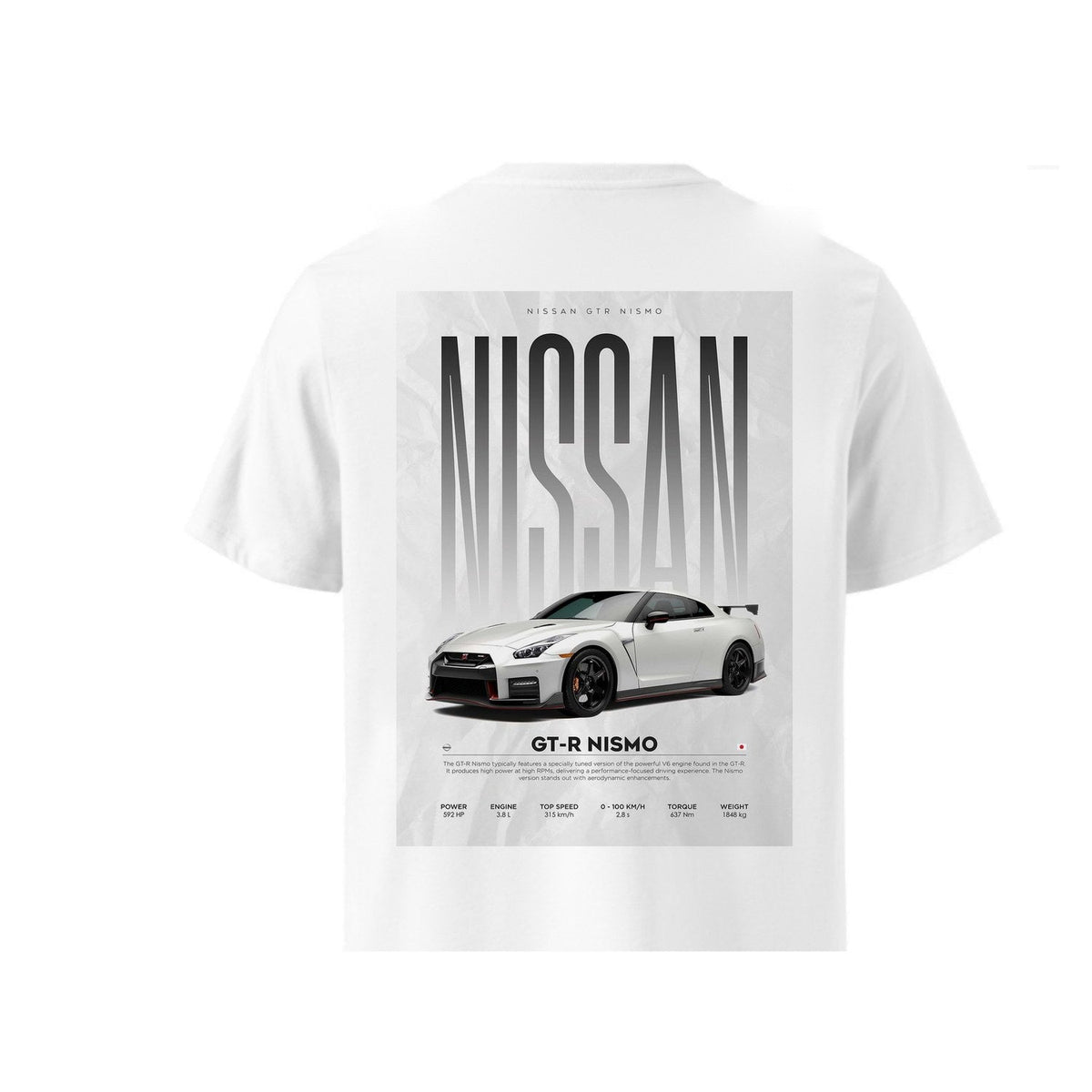 Nissan GT-R Nismo Tee - back print